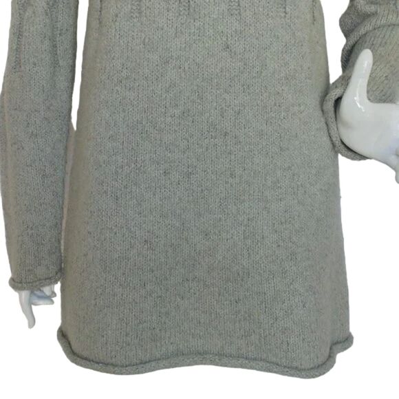 J.JILL Sweater/Knit Tunic, S, Gray Mini, Cable knit, Long sleeve, Chunky knit - Picture 5 of 12